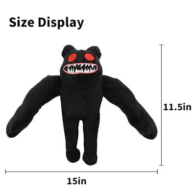 CARTOON SIREN HEAD Horror Plush Black White Stuffed Doll Kids Boy Gift Toys  15In