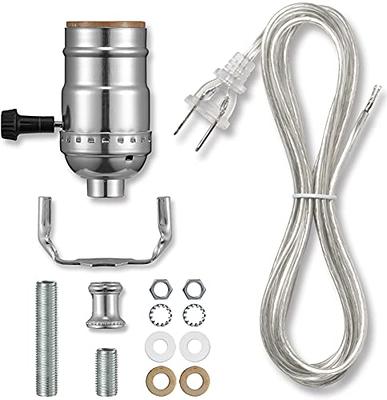 Lamp Socket Replacement Kit, Lamp Parts for Rewire or Repair Table and  Floor Lamps, Includes 3