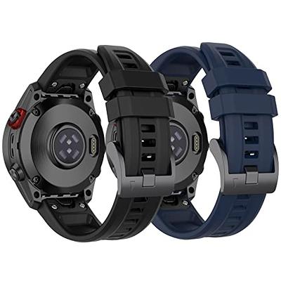 Fit for Garmin Fenix 7 Bands, Fenix 6/ Fenix 5 Quickfit Silicone  Replacement Watch Bands Straps Wristbands Bracelet Fit for Garmin  Forerunner 965 955/Approach S62/instinct 2/ EPIX gen 2 (Black Blue) - Yahoo  Shopping