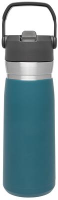 STANLEY 22 oz Lagoon Blue and Gray Insulated Stainless Steel Water