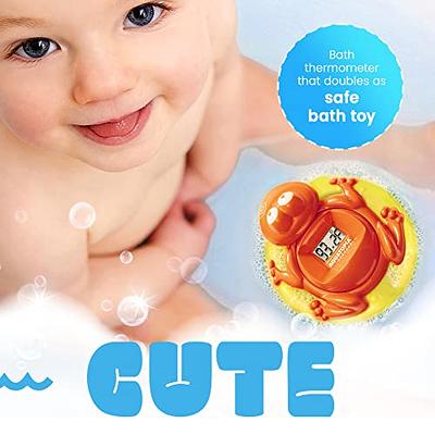 B&H Baby Bath Thermometer, Toddlers Bathtub Water Thermometer, Baby Room and Bath Floating Toy Safety Thermometer, Fahrenheit and Celsius
