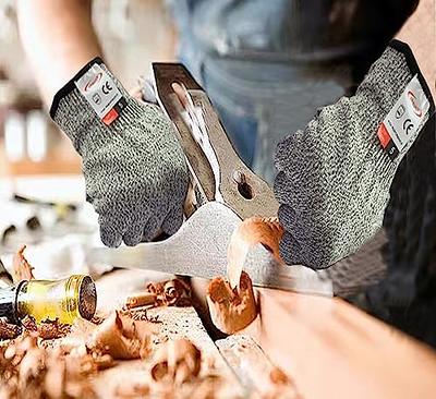 Stark Safe Cut Resistant Gloves (1 Pair) Food Grade Level 5 Protection, Safety Cutting Gloves for Kitchen, Mandolin Slicing, Fish Fillet, Oyster