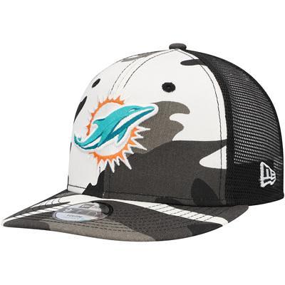 Youth New Era Camo Philadelphia Eagles Throwback Trucker 9FIFTY Snapback Hat