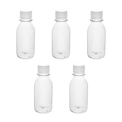 10pcs Of 100ml Empty Large Mouth Refillable White Plastic Jars