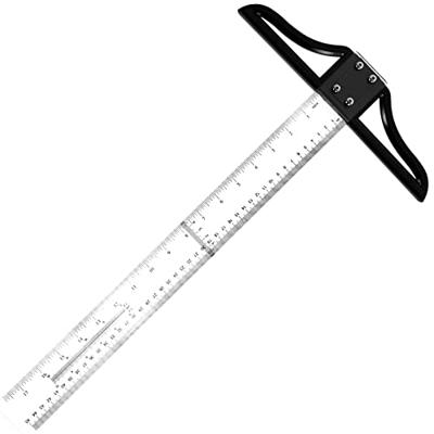 T Square Ruler Acrylic Clear Ruler For Drawing 6 Inches T Ruler T