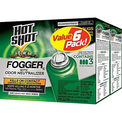 Hot Shot Fogger with Odor Neutralizer, 3 Count, 2 Ounce Pack of 2