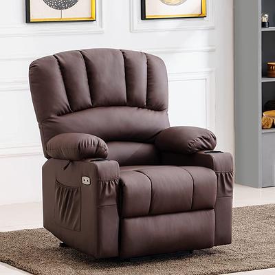 Mcombo Electric Power Lift Recliner Chair with Extended Footrest