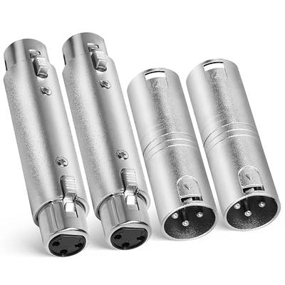 Movo Photo F-XLR 3.5mm TRS Mini-Jack Female to 3-Pin XLR Male