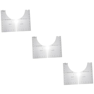 3PCS Seam Allowance Ruler Quilting Seam Guide Ruler for 1/8 to