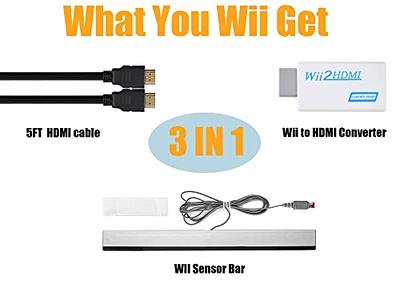 Wii to HDMI Adapter - Nintendo Wii HDMI Converter