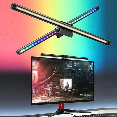 RGB Monitor Light bar for Computer and PC, Stepless Dimming Desk Lamp