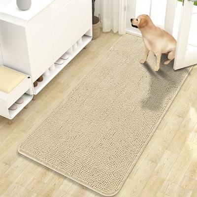 Dog Door Mat Muddy Paws Absorbs Moisture Absorbent Non Slip Washable  Microfiber