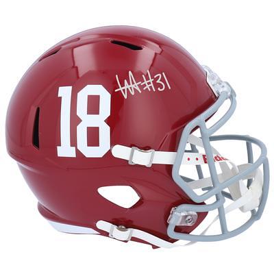 Derrick Henry & Mark Ingram II Alabama Crimson Tide Autographed Schutt  Replica Helmet with Heisman Inscriptions