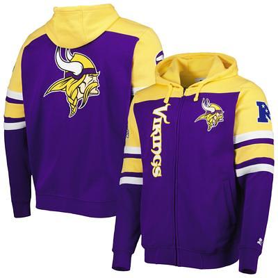 Men's NFL x Staple Purple Minnesota Vikings Split Logo Pullover Hoodie