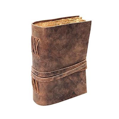 CLA Journal, Vintage Leather Journal, 200 Handmade Deckle Edge Paper  Journal, Leather Sketch Book, Leather Notebook, Leather Journal for Women,  Leather Journal for Men (8 x 6 Inch, Vintage Brown) - Yahoo Shopping