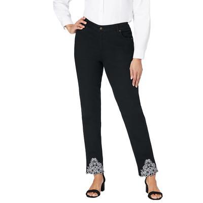 Women's Simply Vera Vera Wang High-Rise Wide Leg Trouser, Size: 14, Black -  Yahoo Shopping