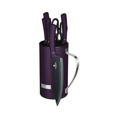 Berlinger Haus 7-Piece Knife Set with Mobile Stand Purple Collection -  Yahoo Shopping