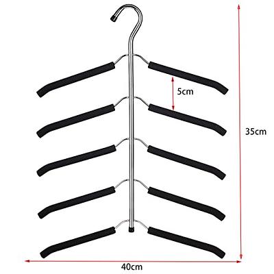 20pcs Heavy Duty Plastic Clothes Hangers With Non-slip Pads For Wet/dry  Clothes Storage, Space-saving Closet Wardrobe Hanger, Easy To Store And  Carry