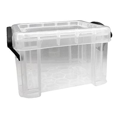 Yimaa 2 Pack 36 Grids Plastic Tackle Box Bead Organizer Box Clear