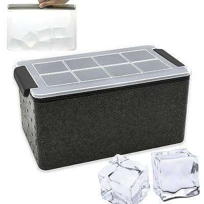 AIBIRUI Large Ice Cube Molds,8 PCS x 2.5 inch Whiskey Ice Cubes,Large Ice  Cube