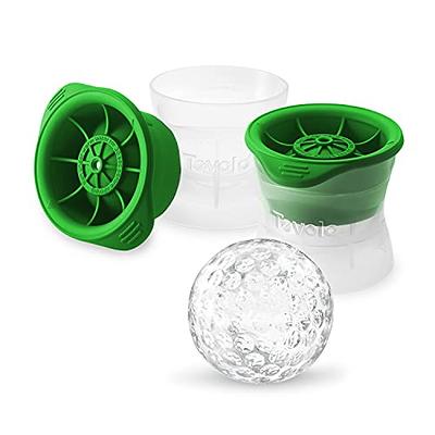 Tovolo Golf Ball Ice Molds, Set of 2 Golf Ball-Shaped Ice Sphere Molds,  Stackable Sports Ice Molds, Sports-Themed Ice Makers, Giftable Sports  Whiskey