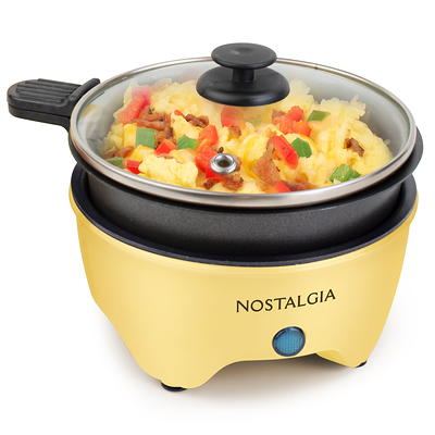 Nostalgia MSK5YW MyMini Personal Electric Skillet & Rapid Noodle Maker,  Yellow - Yahoo Shopping