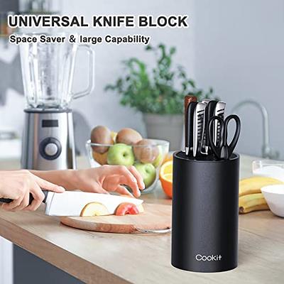 Universal Knife Block | Stainless Steel Knife Block | Kitchen Knife Holder | Aluminum Cutlery Holder | Knife Storage | Seido Knives