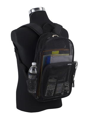 Eastsport Mesh Backpack, Black 