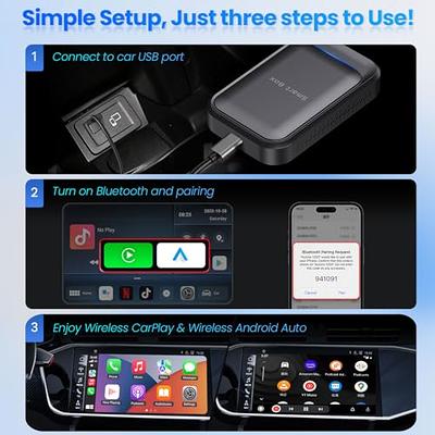 Magic Box Wireless Carplay Adapter for Apple with Android Auto Ai Box  Stream to Car Media Box Built-in Netflix//TikTok/Google Map, Play,  Chrom, Assistant, Fit for Wired CarPlay Cars(4G+64G) - Yahoo Shopping