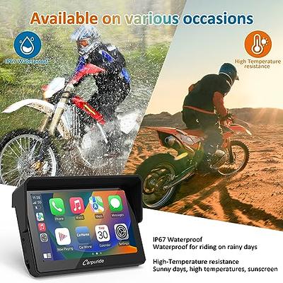5inch touch screen portable motorcycle lcd