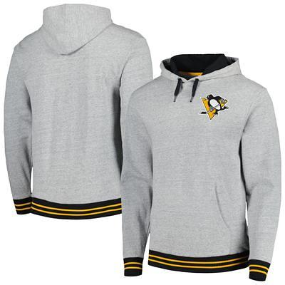 Men's Fanatics Branded Heathered Gray Pittsburgh Steelers Team Logo  Pullover Hoodie