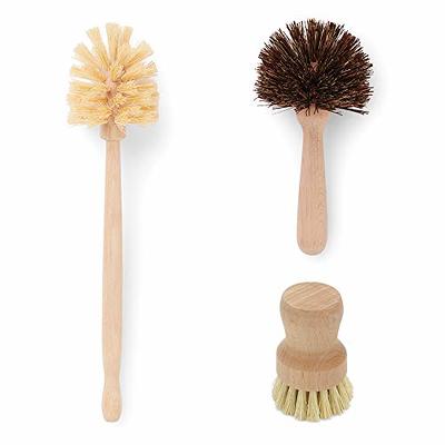 Beachwood Long Handle Dish Brush | Kitchen Scrub Brush