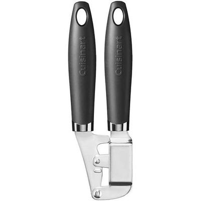 KitchenAid Stainless Steel 0.58 lb Garlic Press with Black Rubber Handle