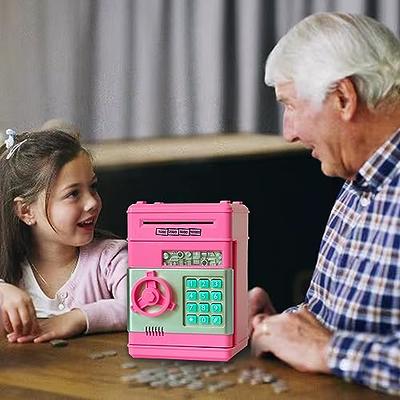 Piggy-Bank-Toys-for Girls,Large Electronic Coin-Cash-Register for