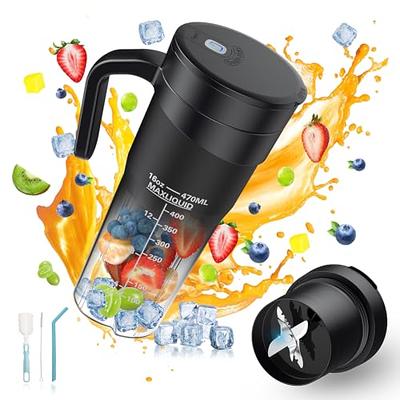 Portable Blender for Shakes and Smoothies - 12 Oz Small Portable Blender  Cup with 10 Ultra-Sharp Blades, Personal Travel Blenders for Smoothies, USB  Rechargeable Blender for Gym and Camping BPA-Free - Yahoo Shopping