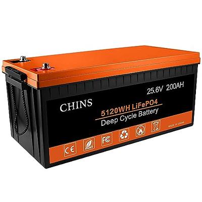 QTQ 12V 50Ah LiFePO4 Lithium Battery, 5000+ Cycles Rechargeable Deep Cycle  Battery, Built-in 50A BMS, 10 Years Lifetime, Perfect for Solar, RV,  Marine, Home Storage, Outdoor Camping (12V 50AH)… - Yahoo Shopping
