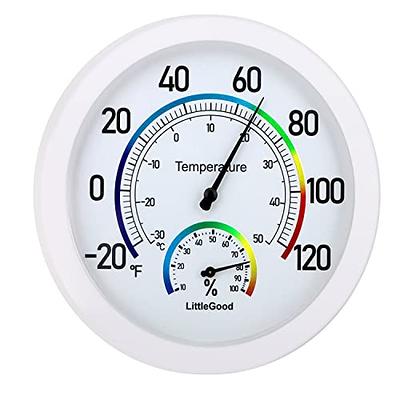 Mini Analog Thermometer Hygrometer Humidity Meter Gauge Room Indoor  Temperature