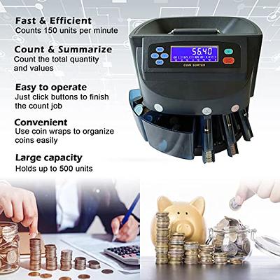 Coin Counting Machine, Count & Sort Coinage