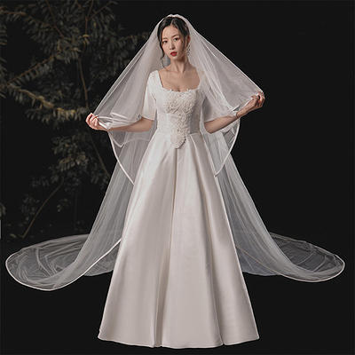 ApolloBox Vintage Inspired Short Bridal Veil