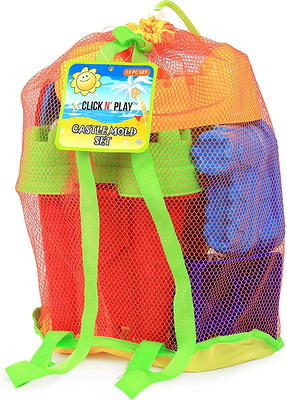 Play Sand Kit - 32 PC Sand Toy Set 3.3lbs Magic Sand, Molds & Tools Blue