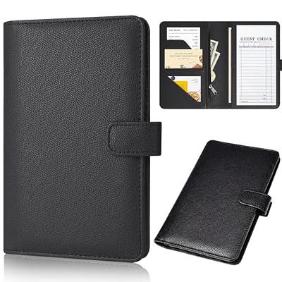 FIODAY Server Books for Waitress PU Leather Waiter Book with Zipper Pocket,  Cute Serving Book Guest Check Book Server Note Pads Holder Fits Server  Apron - Yahoo Shopping