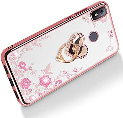 for XiaoMi RedMi Note 11 Pro 5G Case for Women Glitter Crystal Soft Stylish  Clear TPU Luxury Bling Cute Protective Cover with Kickstand Strap for