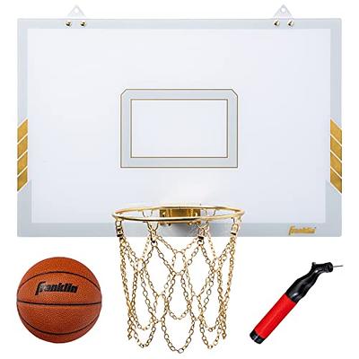 Over-The-Door Mini Basketball Hoop Includes Basketball & Hand Pump 2 Nets  Indoor Sports