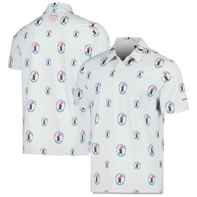 Men's Antigua Gray Washington Nationals Spark Polo