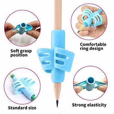 Pencil Grips for Kids Handwriting, Pencil Grips for Toddlers 2-4 Years, Pen  Grips Trainer for Beginners Preschoolers Kindergarten Children(4 Grips