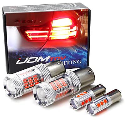 iJDMTOY (2 CANbus Brilliant Red H21W & 7506 LED Replacement Bulbs  Compatible With 2014-2017 F32/F33/F82 4 Series Rear Turn Signal & Brake  Lights Combo - Yahoo Shopping