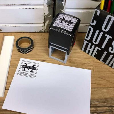 Prompt Level Self-inking Rubber Stamp