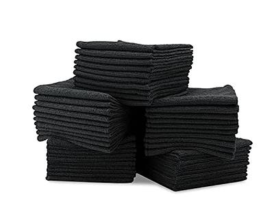 12 x 12 Microfiber Cleaning Cloths (50 Pack) - Reusable Towels