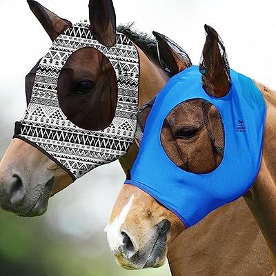 Fly Guard Fine Mesh Horse Fly Mask with Ear Holes