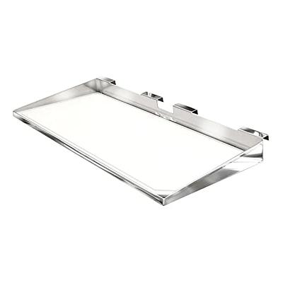 Regency 18 x 36 x 64 NSF Chrome Baker's Rack Wire Shelf and Solid  Stainless Steel Shelf with Plastic Cutting Board